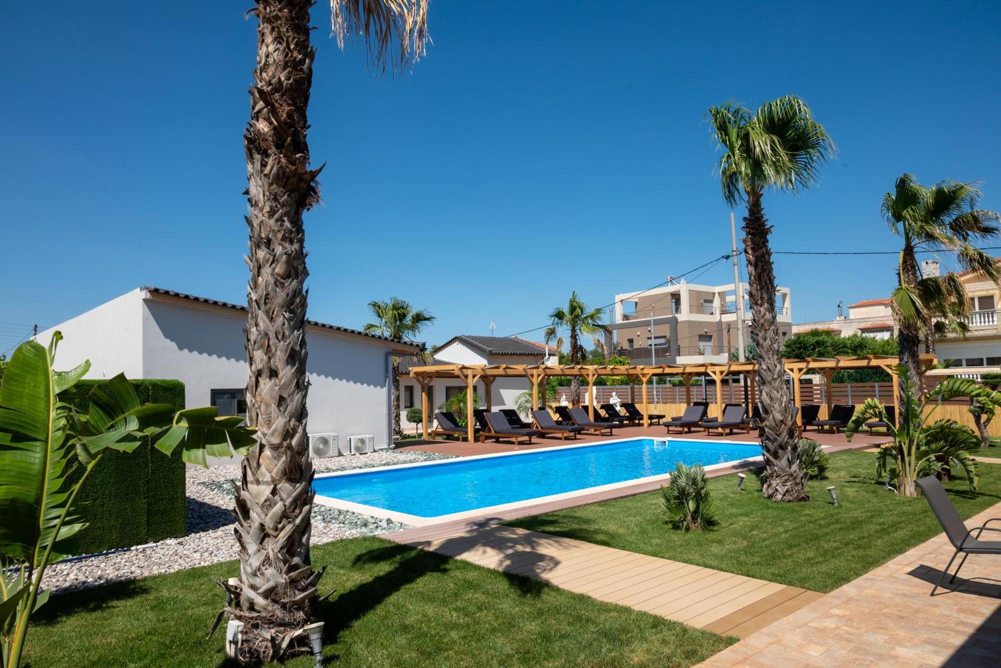 Paradise Apartments Artemida Bagian luar foto