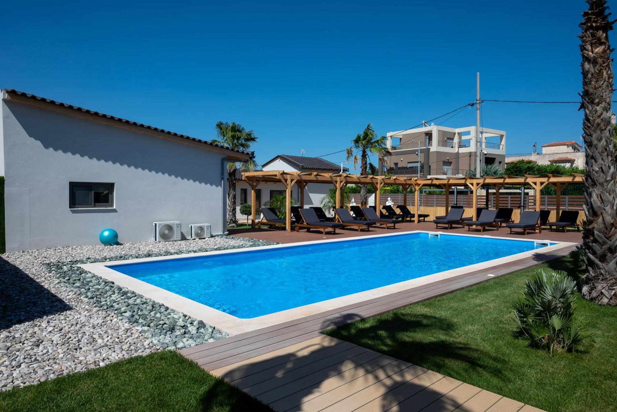 Paradise Apartments Artemida Bagian luar foto