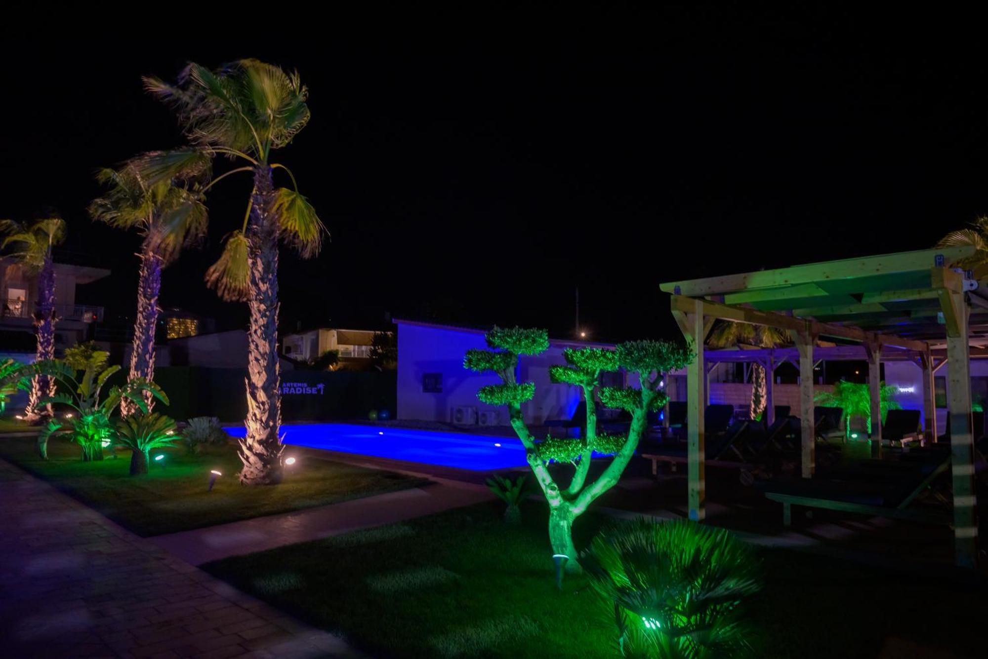 Paradise Apartments Artemida Bagian luar foto